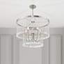 1_Elizabeth 5 Light Brushed Nickel Pendant Chandelier