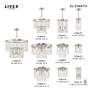 3_Elizabeth 5 Light Brushed Nickel Pendant Chandelier more views