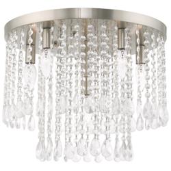 Elizabeth 6 Light Brushed Nickel Ceiling Mount