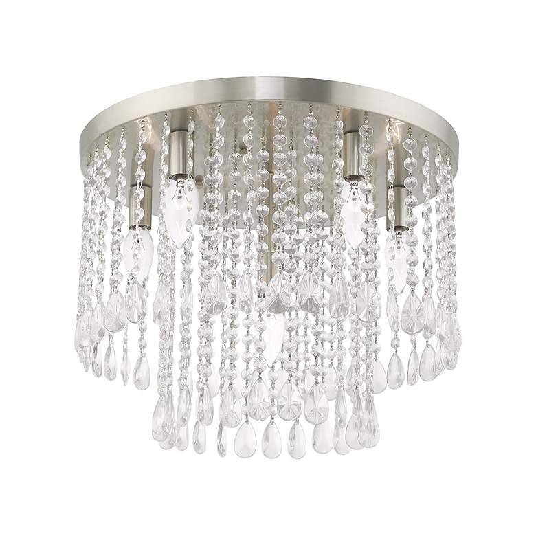 Image 4 Elizabeth 6 Light Brushed Nickel Ceiling Mount more views