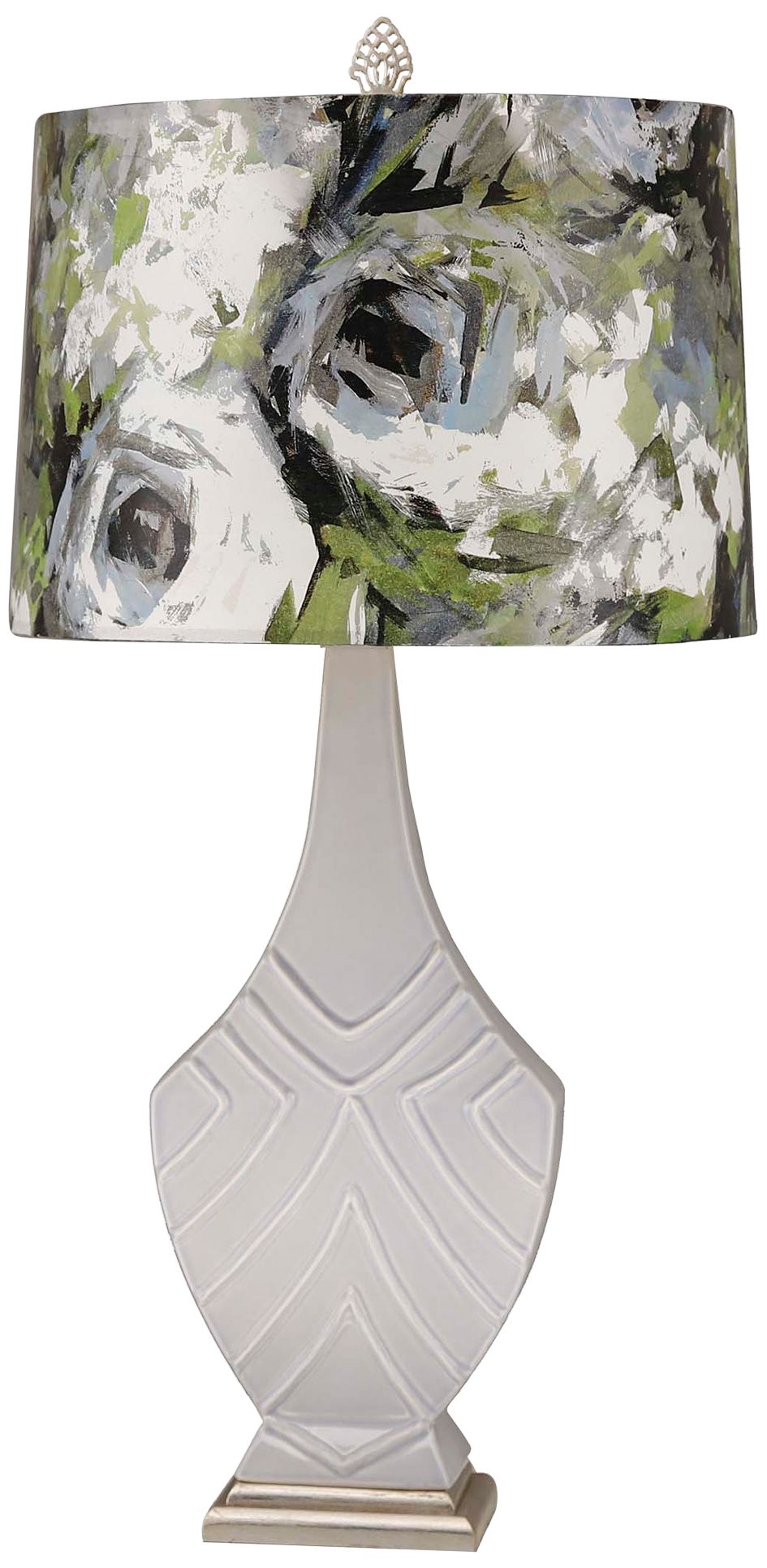 Elizabeth Gray Ceramic Table Lamp
