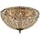 Elizabethan 22" Wide Dark Bronze 8-Light Ceiling Light