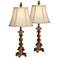 Elize Bronze Table Lamps Set of 2 with WiFi Smart Sockets