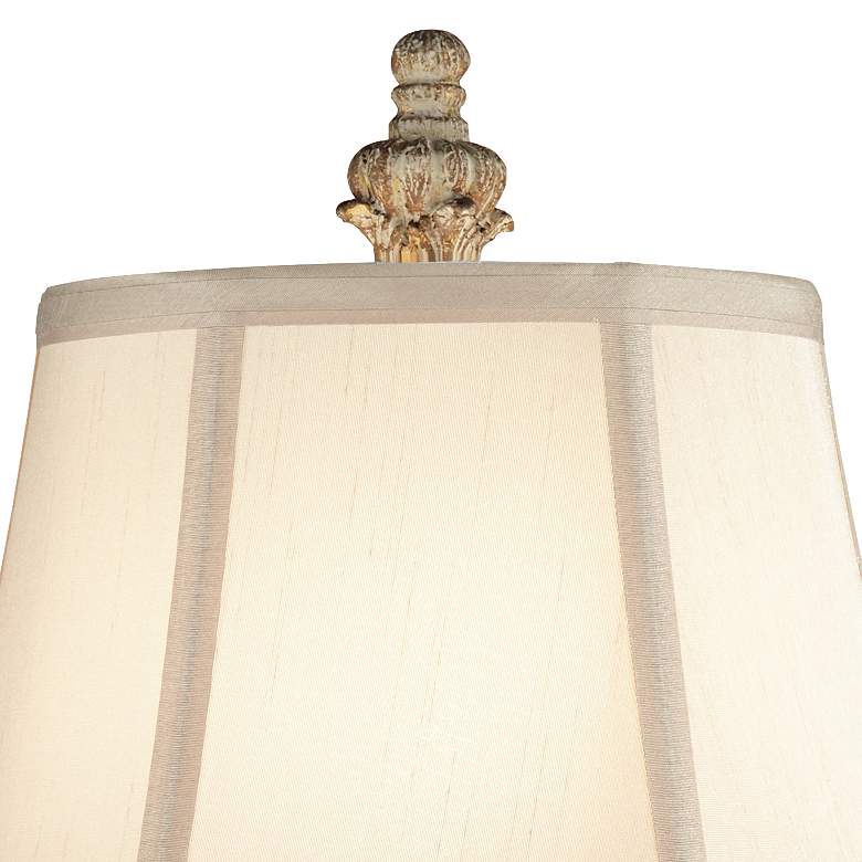 Image 3 Elize White-Washed Table Lamps Set of 2 with Smart Sockets more views