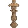 Watch A Video About the Elize Whitewash Traditional Candlestick Lamps Set of 2