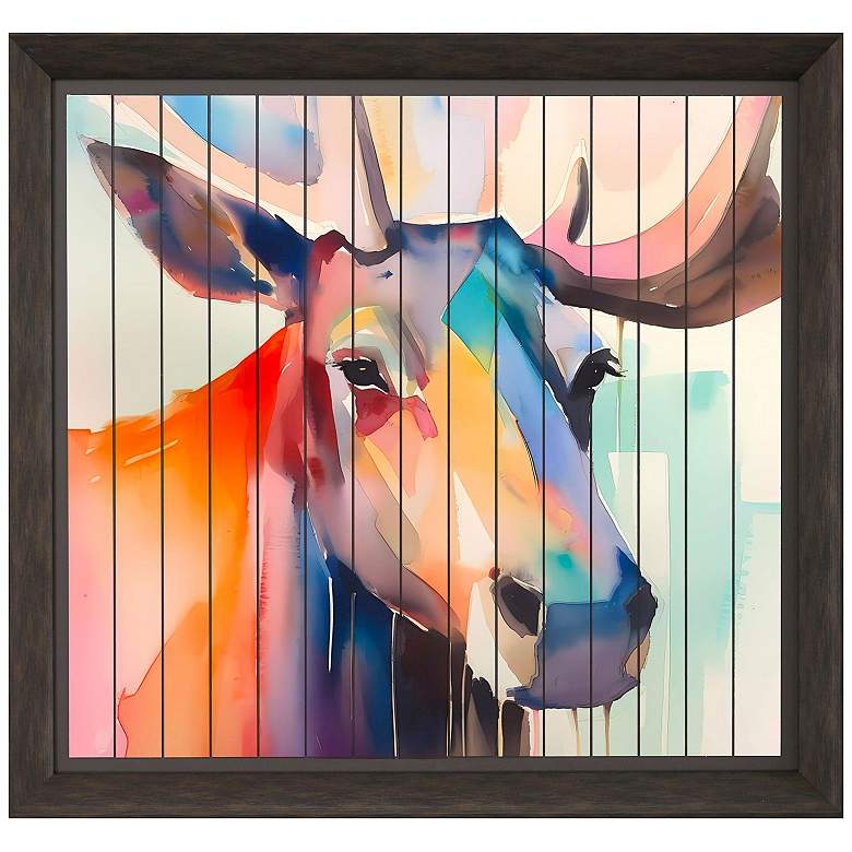 Image 1 Elk I 38"W x 36"H Framed Art