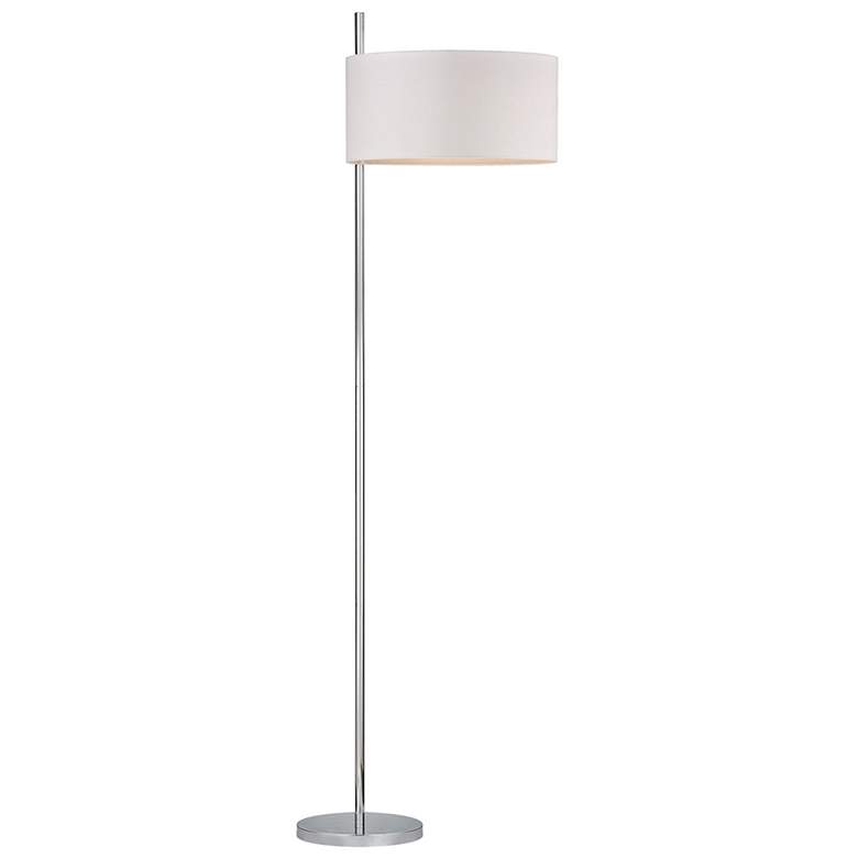 Image 1 Elk Lighting Attwood 64 inch High Polished Nickel Modern Floor Lamp