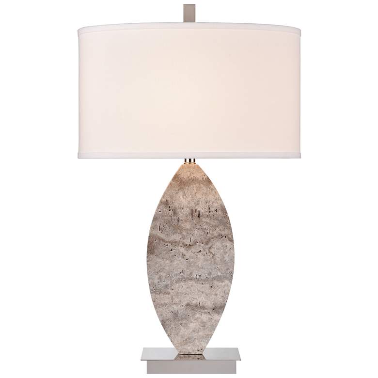 Image 1 Elk Lighting Averill 29.5 inch High Modern Marble Table Lamp