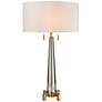 Elk Lighting Bedford 30" Modern Tapered Brass and Crystal Table Lamp