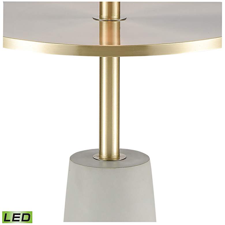 Image 4 Elk Lighting Below the Surface 63" Concrete and Gold Table Floor Lamp more views