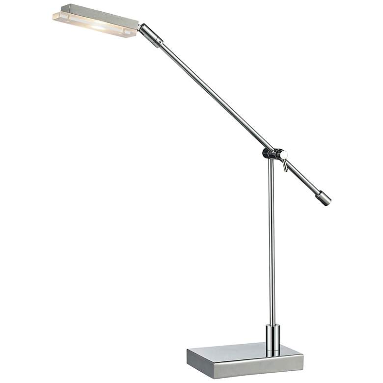 Image 2 Elk Lighting Bibliotheque Adjustable Height Chrome LED Desk Lamp