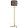 Elk Lighting Bittar 61 1/2" High Aged Brass 2-Light Modern Floor Lamp