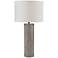 Elk Lighting Cubix 29 1/4" Modern Gray Wax Concrete Table Lamp