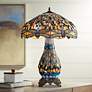 Elk Lighting Dragonfly 26" Tiffany-Style Glass Night Light Table Lamp