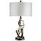 Elk Lighting Eda 31" High Silver Heron Bird Table Lamp