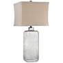 Elk Lighting Franklin 31" Hammered Gray Clear Glass Table Lamp
