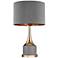 Elk Lighting Mariposa 19" High Cone Neck Gray and Gold Table Lamp