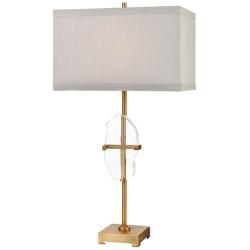 Elk Lighting Priorato 34&quot; Cafe Bronze Modern Table Lamp with LED Bulb