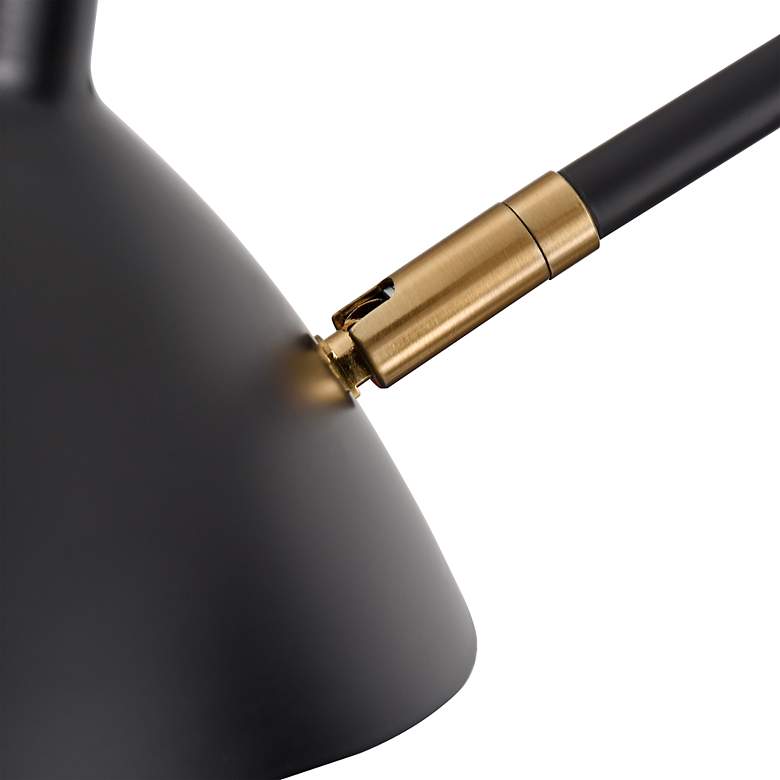 Image 3 Elk Lighting Risley 81 1/2" Modern Matte Black 3-Arm Tripod Floor Lamp more views