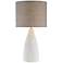 Elk Lighting Rockport 21" High Modern Polished Concrete Table Lamp