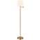 Elk Lighting Scope 65" High Aged Brass Swing Arm Floor Lamp