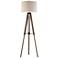 Elk Lighting Silvi 62" Wooden Brace Tripod Floor Lamp