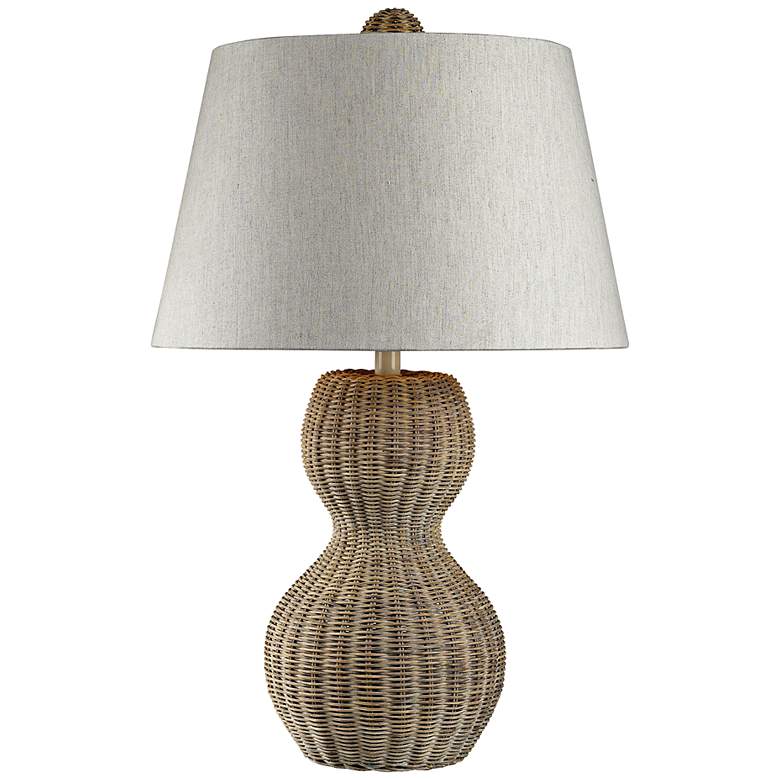 Image 1 Elk Lighting Sycamore Hill 26" Coastal Modern Rattan Table Lamp