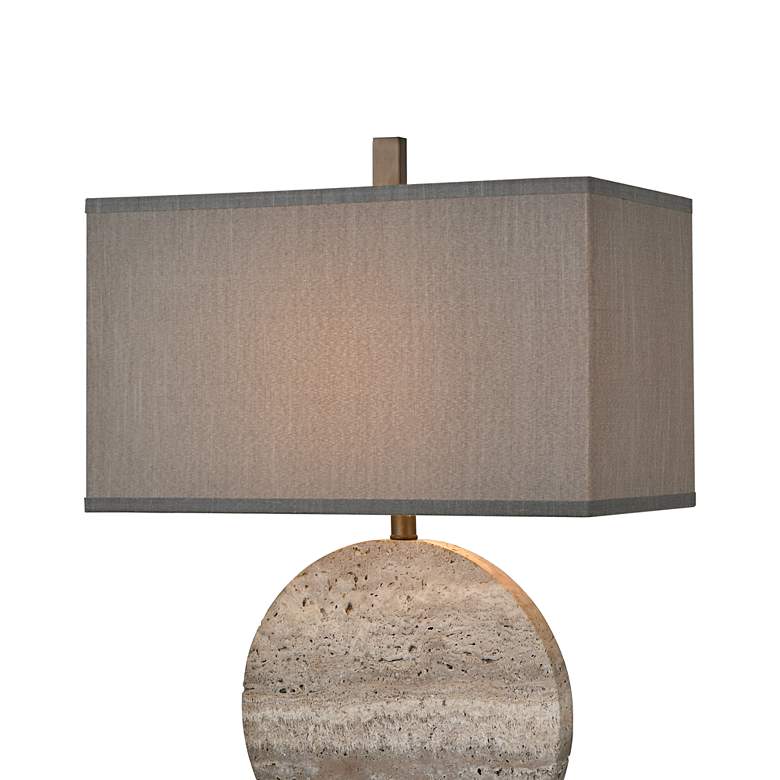 Image 3 Elk Lighting Vermouth 26 1/2" Gray Marble Modern Lamp with LED Bulb more views
