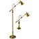 Elk Lighting Watson Classic Brass Finish Floor and Table Lamps Set of 2