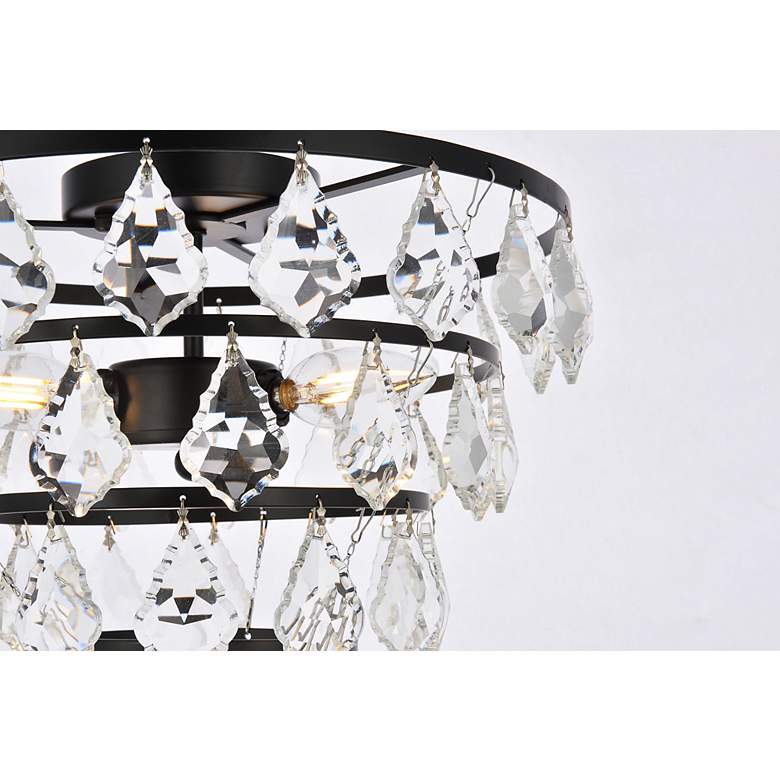 Image 6 Ella 14" Flush Mount In Black more views
