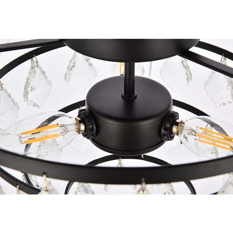 Image 7 Ella 14" Flush Mount In Black more views