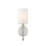 2_Ella 15 1/2" High Brushed Nickel Wall Sconce more views