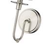4_Ella 15 1/2" High Brushed Nickel Wall Sconce more views