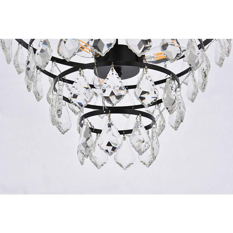 Image 5 Ella 16" Flush Mount In Black more views