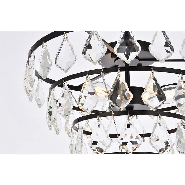 Image 6 Ella 16" Flush Mount In Black more views