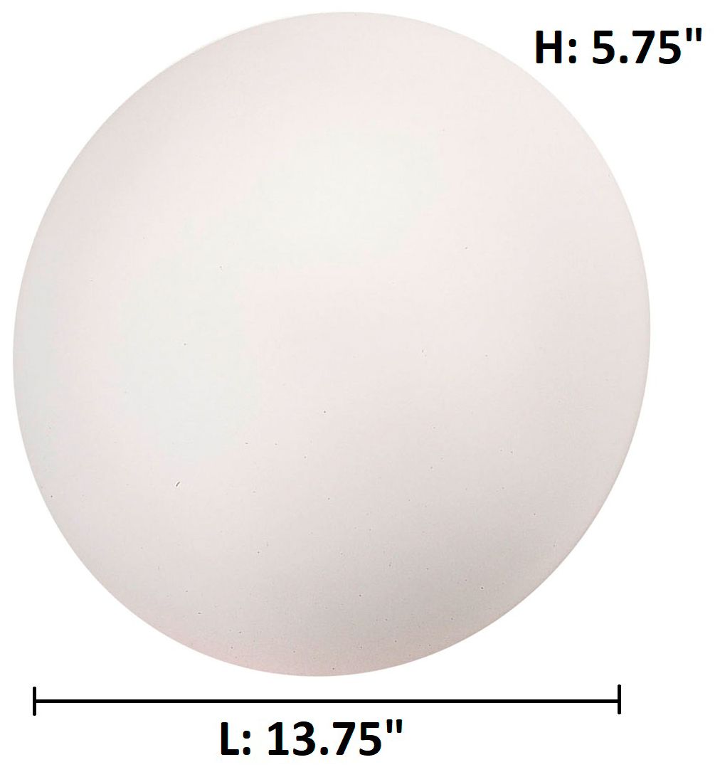 Image 3 Ella - 2-Light Ceiling Light - White - Opal Glass more views