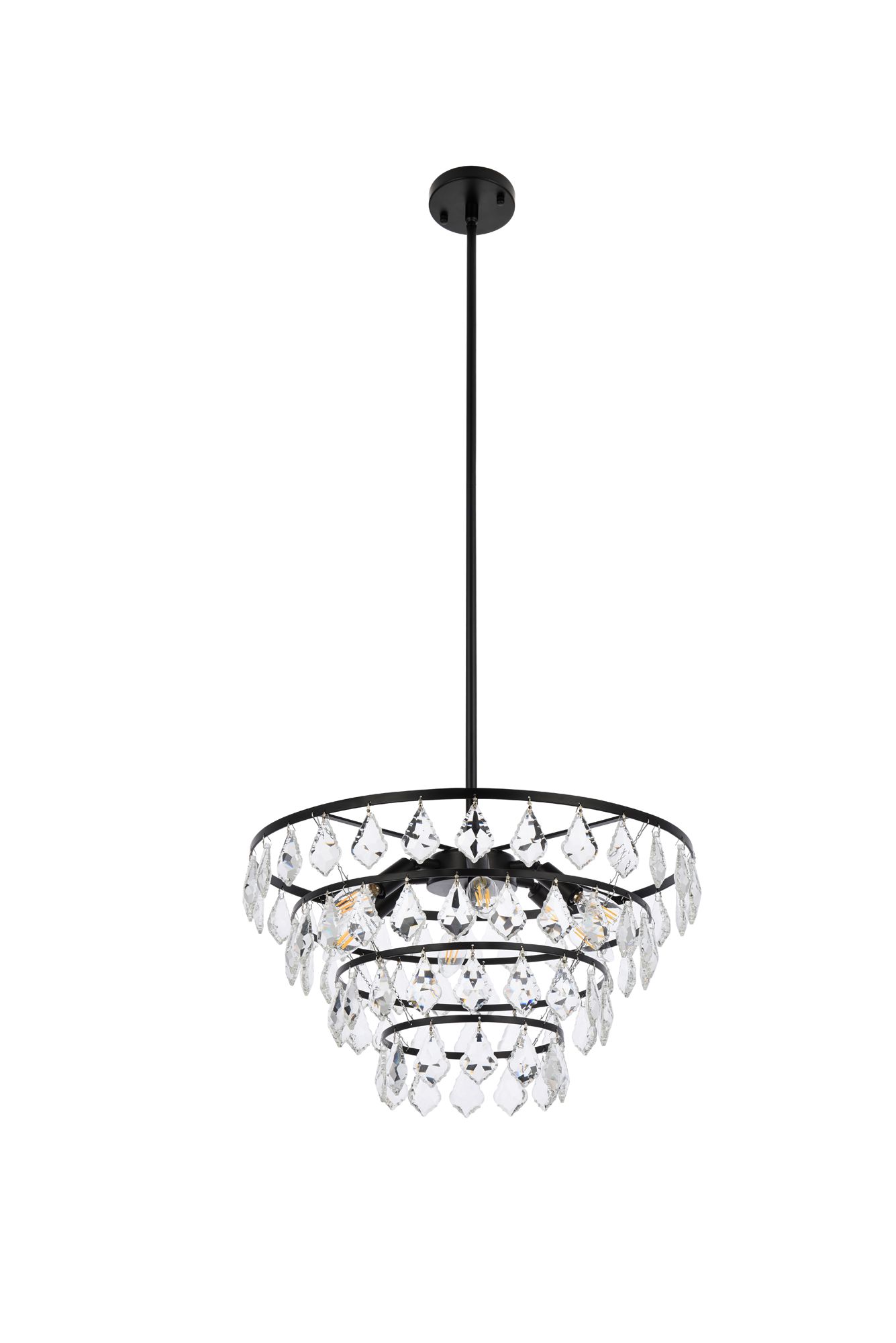 Ella 20" Pendant In Black