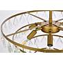 7_Ella 20" Wide Brass and Clear Crystal 4-Tier Chandelier more views
