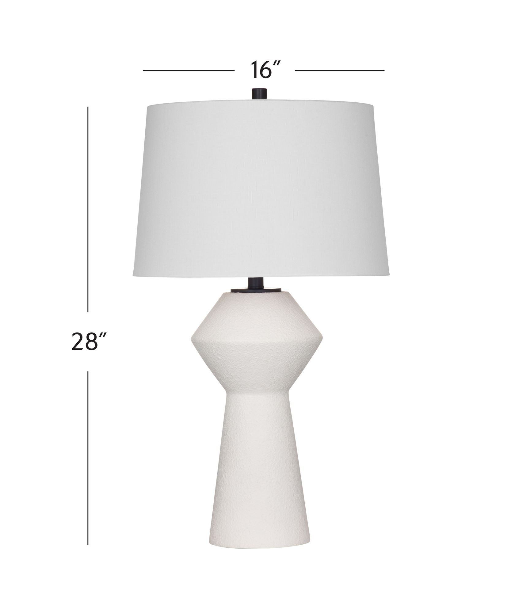 Image 6 Ella 28" High Matte White Table Lamp more views