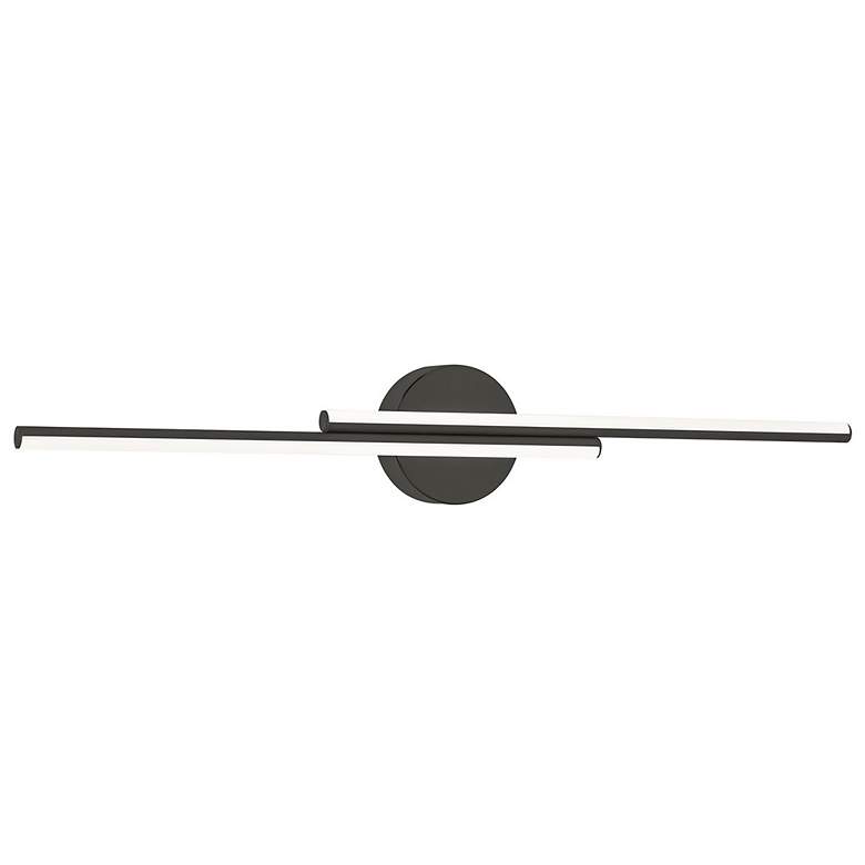 Image 1 Ella 30" Wide Black LED Vanity Light