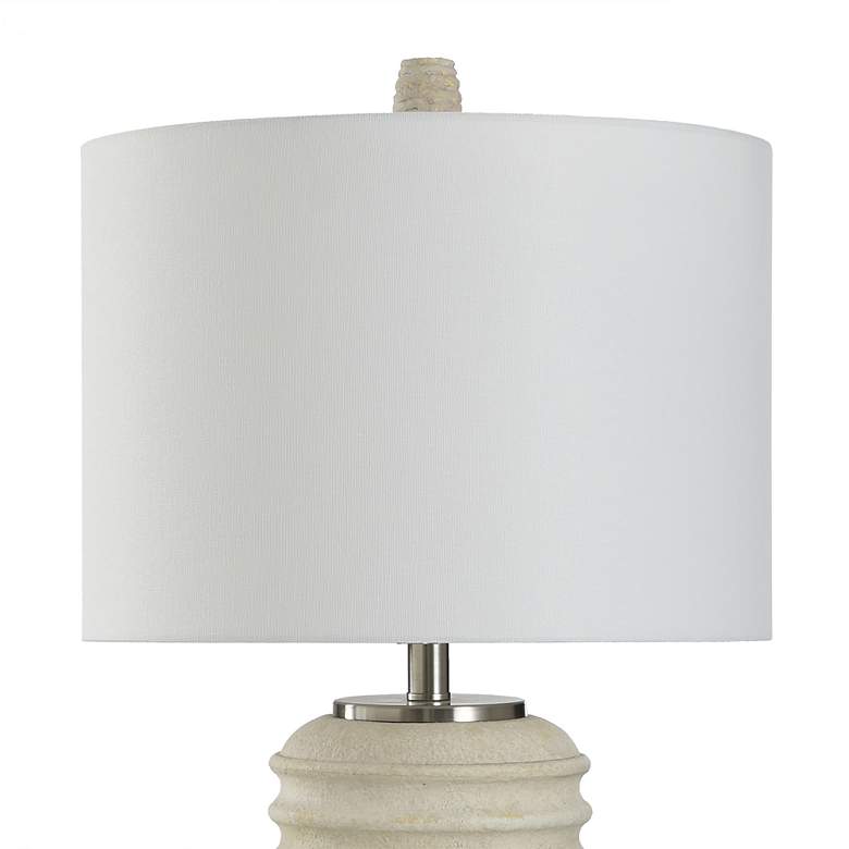 Image 5 Ella 32" High Brie Transitional Table Lamp With Off-White Shade more views