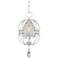 Ella 7" Wide French White Mini Pendant