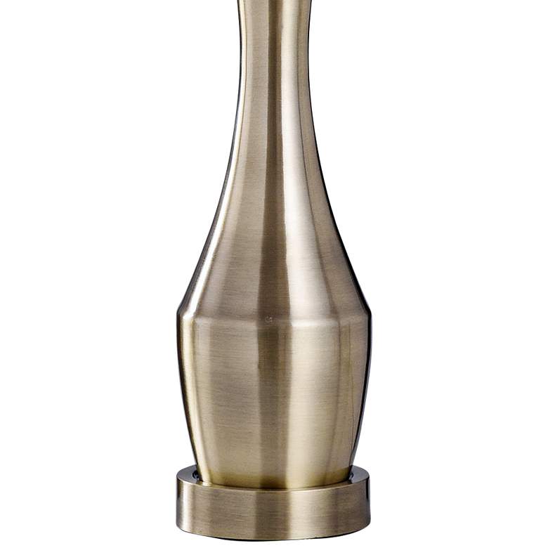 Image 3 Ella Antique Brass Metal Vase Table Lamp more views