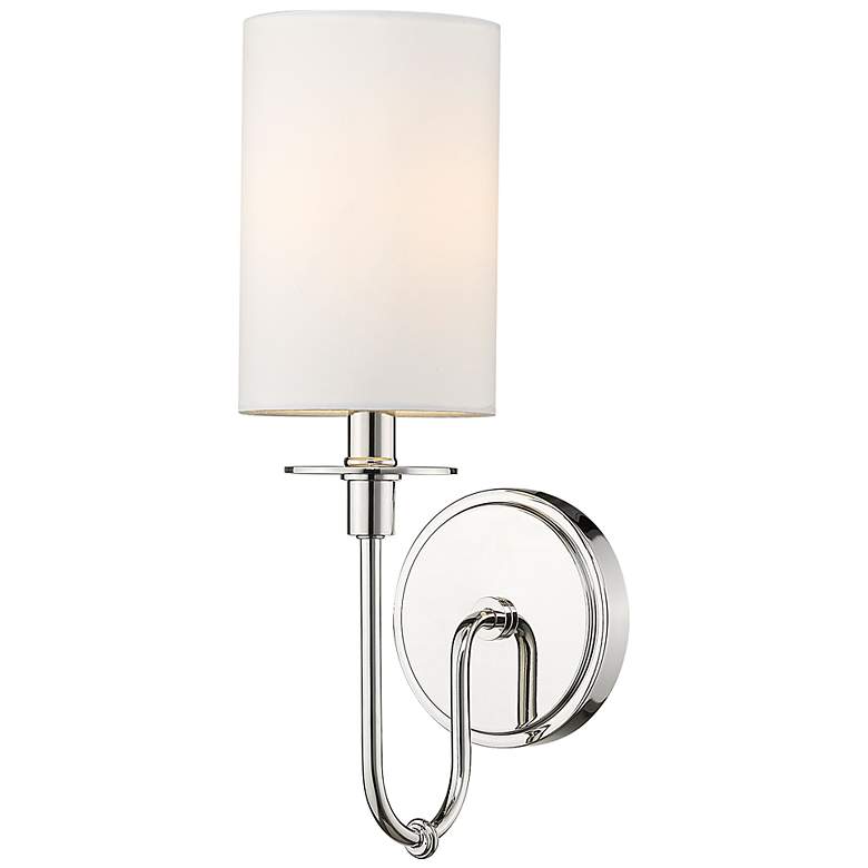 Image 4 Ella by Z-Lite Polished Nickel 1 Light Wall Sconce more views