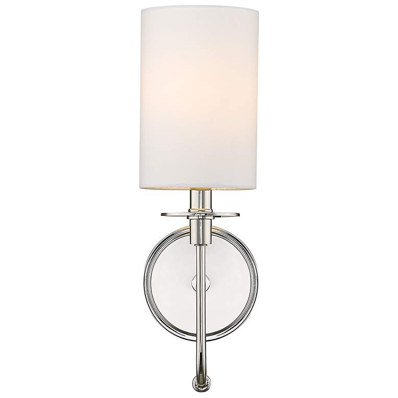 Image 5 Ella by Z-Lite Polished Nickel 1 Light Wall Sconce more views