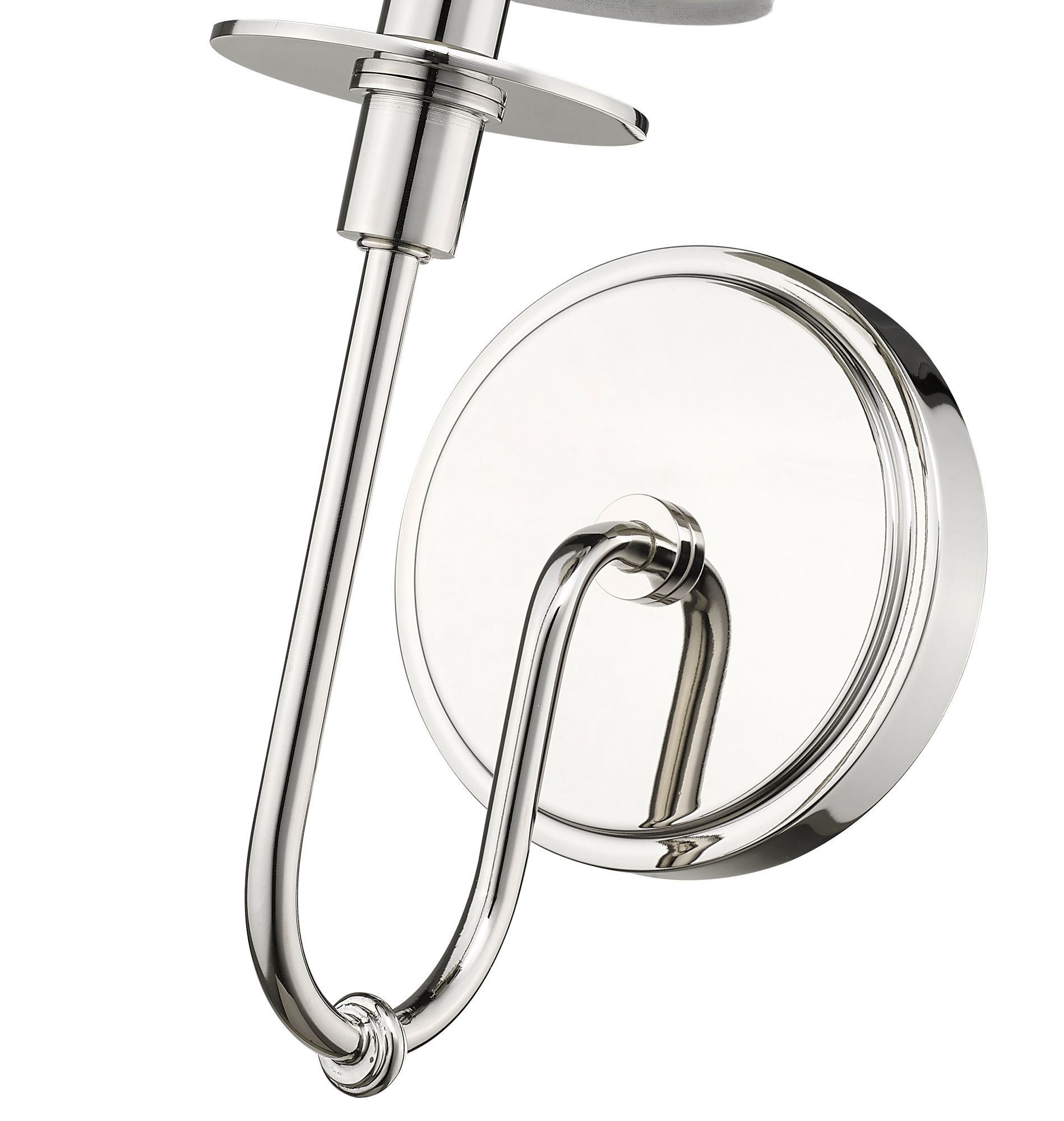 Image 4 Ella by Z-Lite Polished Nickel 5 inch 1 Light Wall Sconce more views