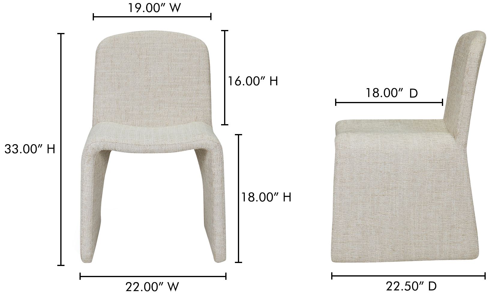Image 6 Ella Dining Chair Heather Beige more views