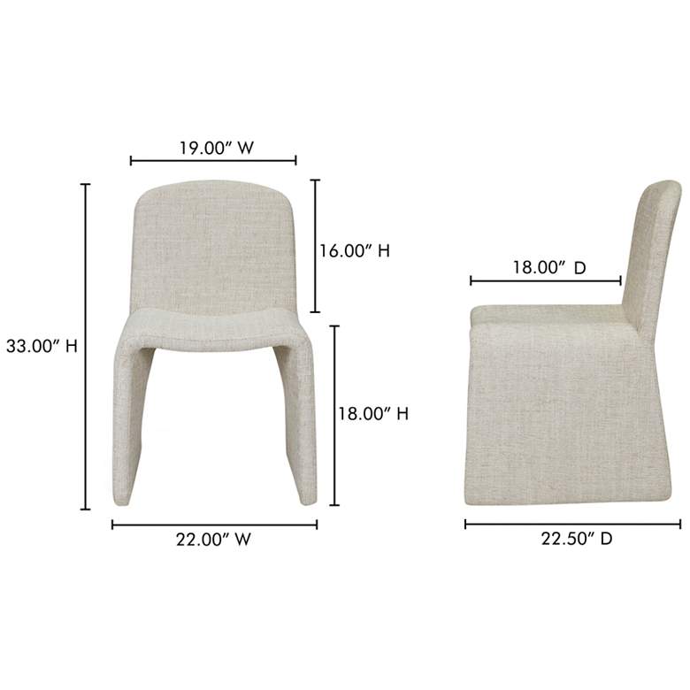 Image 6 Ella Dining Chair Heather Beige more views