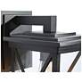 2_Ellaetria 10 1/4" High Textured Black Outdoor Wall Light more views