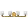 1_Elle 32" Wide Brass 4-Light Bath Light by Hinkley Lighting